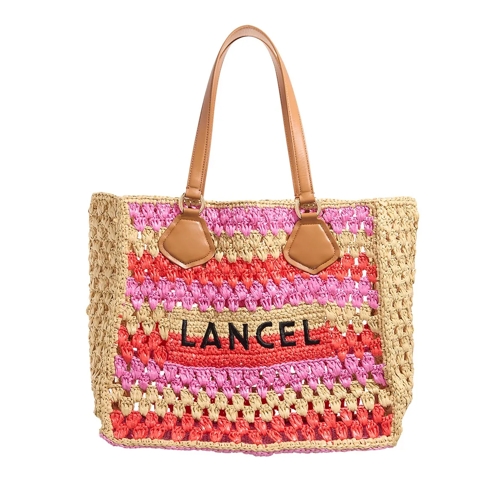 Lancel Tote Summer Mania Multico Camel