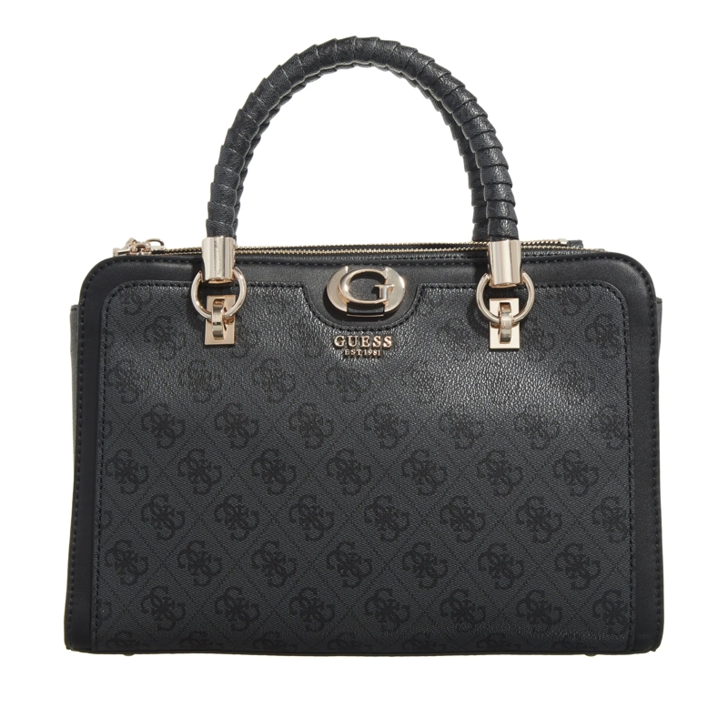 Guess Tote Orlina Logo Society Satchel Coal Logo