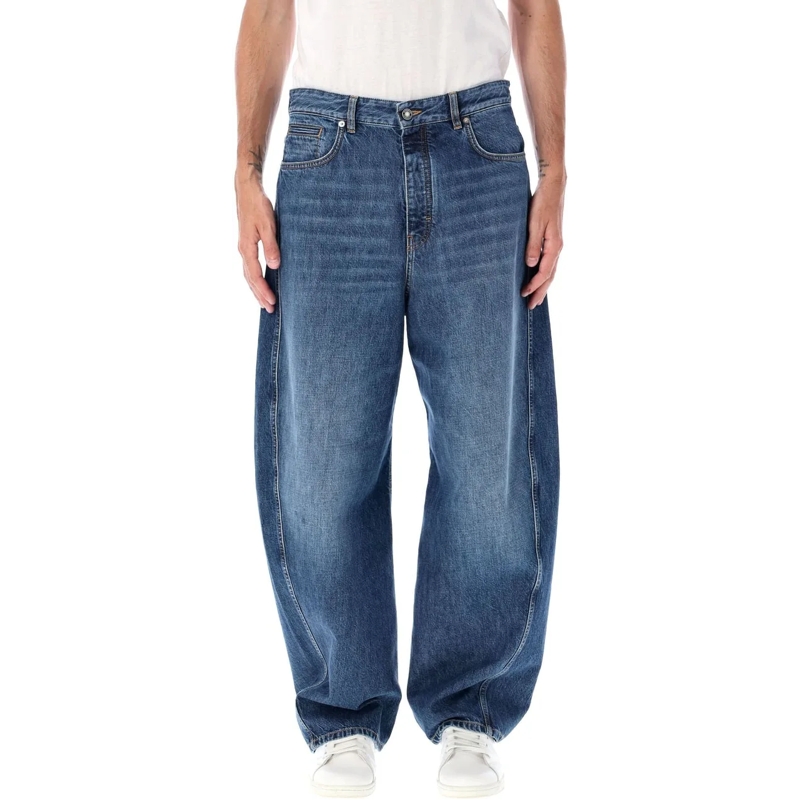 Givenchy Jeans Boyfriend Couture Seam Denim Blu blau
