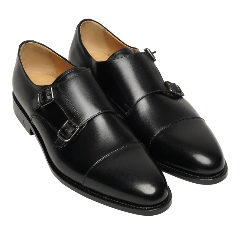 Henry Stevens Monkstraps Schnallenschuhe Marshall CDM schwarz(Image 2)