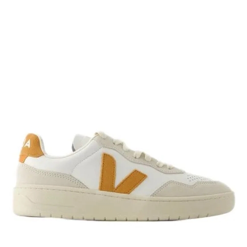 Veja Low-Top Sneaker V-90 Sneakers - Leather - White Umber White