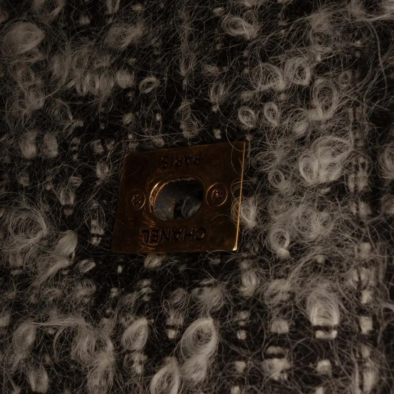 Thumbnail - Chanel Shopper - CC Quilted Calfskin Tweedy Shopping Tote - Gr. unisize - in Schwarz - für Damen