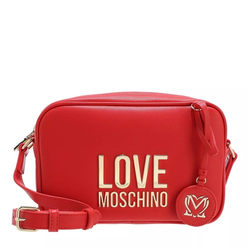 Love Moschino Borsa Bonded Pu  Rosso Crossbodytas