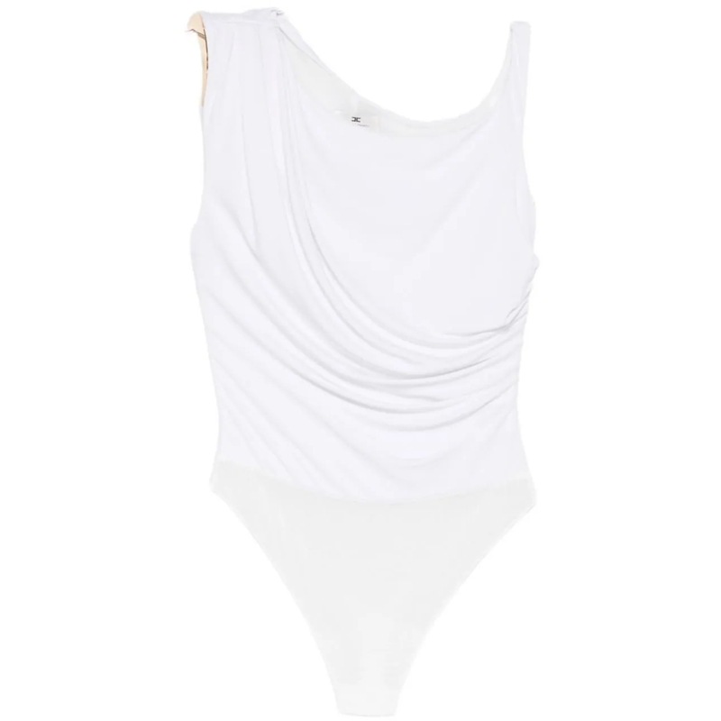 Elisabetta Franchi T-shirt Top Ivory weiß