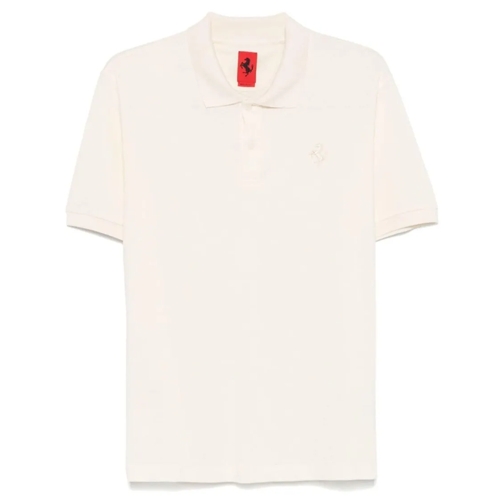 Ferrari Polohemd Polo Shirt With Logo Neutrals