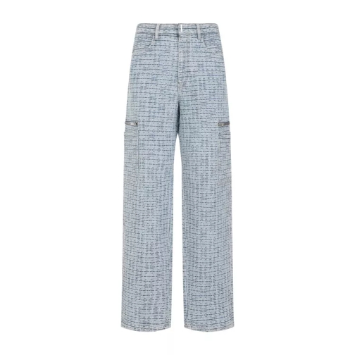 Givenchy  Light Blue Cotton Pants Blue