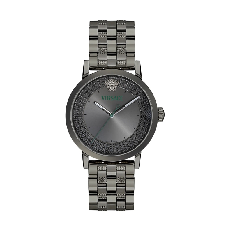 Versace Quarzuhr Quarz-Analoguhr Versace Albireo schwarz