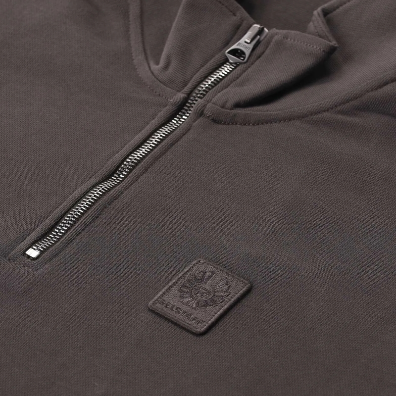 Belstaff  Sweatshirt mit Reißverschlusskragen grün(Image 4)