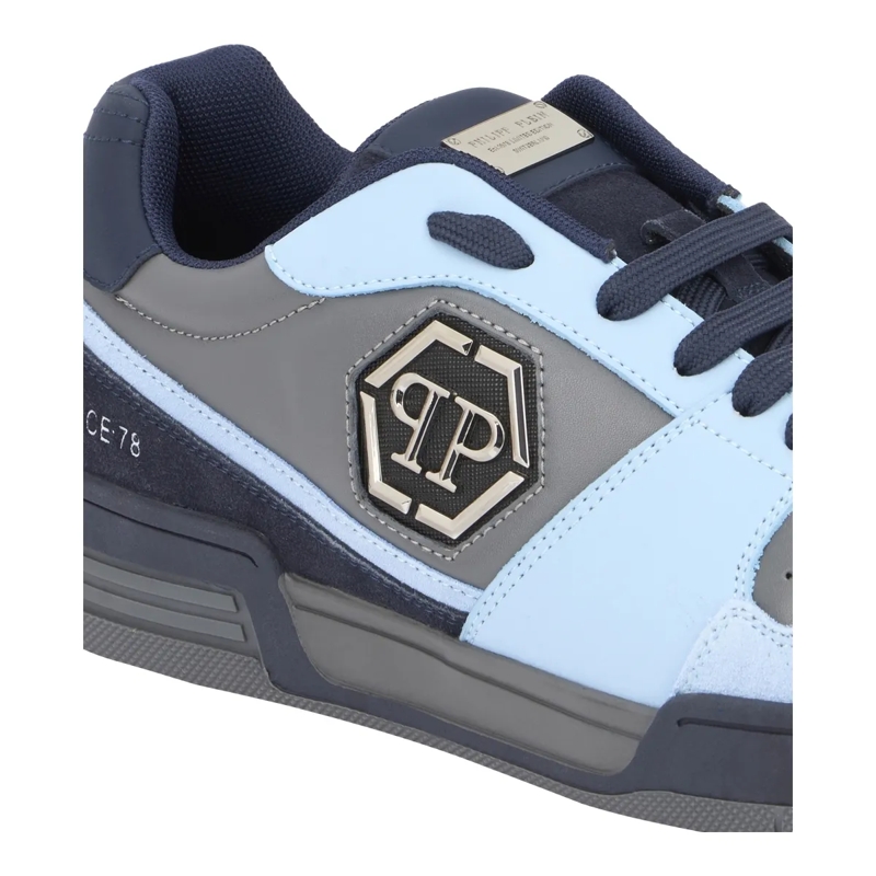 Philipp Plein Low-Top-Sneaker Lo-Top Turnschuhe P-Force 78 blau-silber(Image 5)