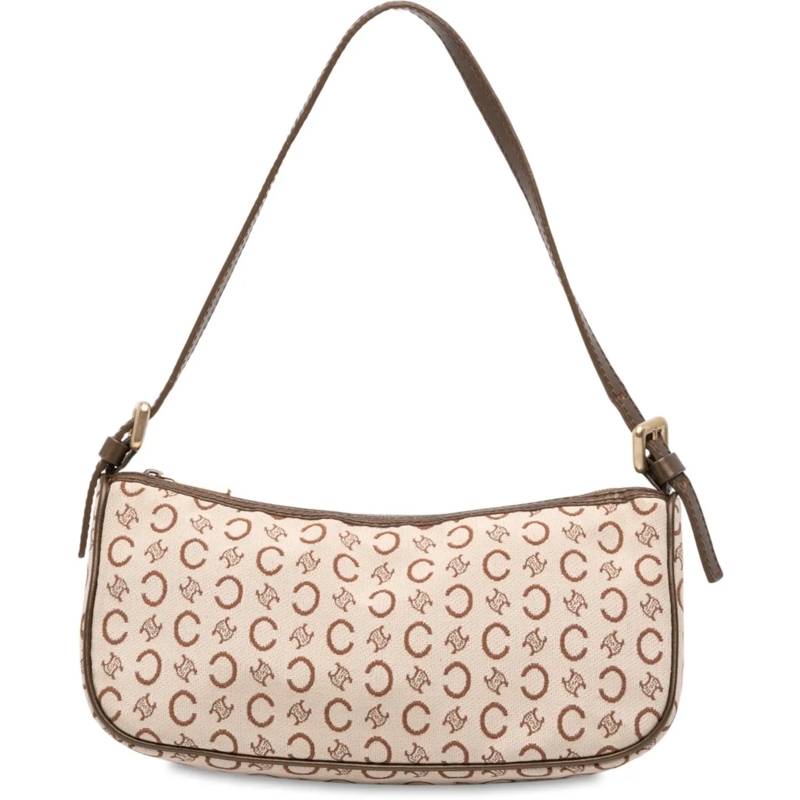 Celine Schultertasche C Macadam Canvas Shoulder Bag braun