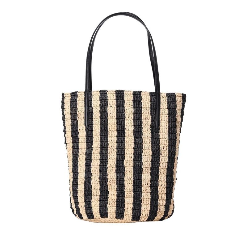 Valentino Garavani Tote Handtasche aus Raffia schwarz(Image 2)