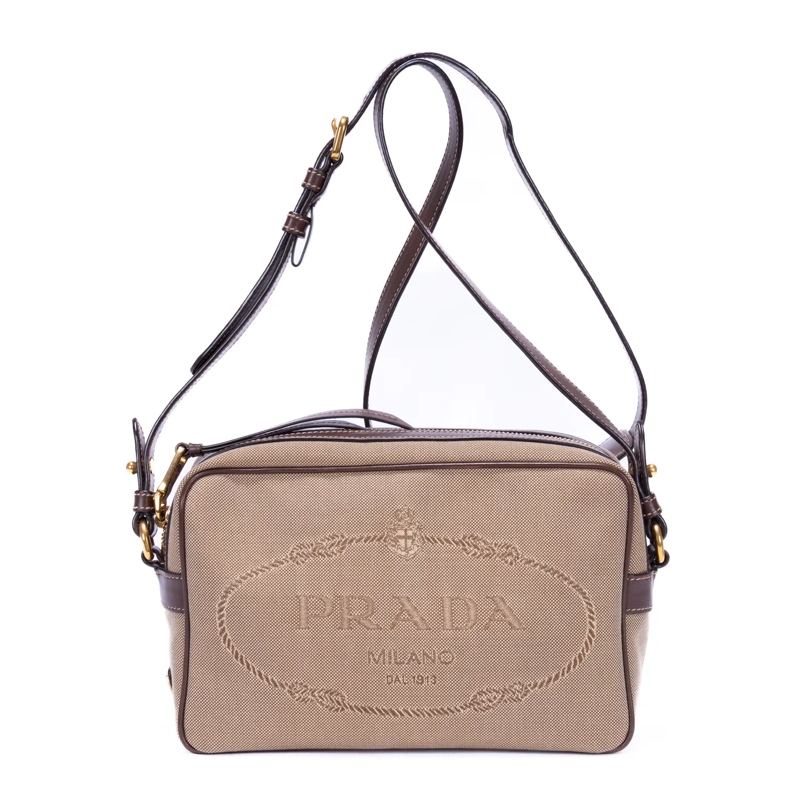 Prada Crossbody Bag Camera Bag beige