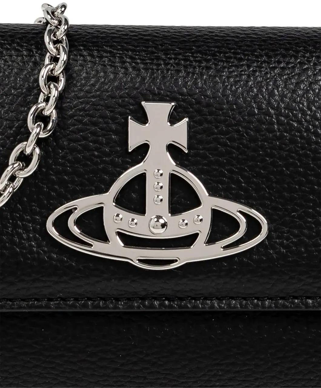 Vivienne Westwood Hobo bags Orb-Plaque Crossbody Clutch Bag in zwart