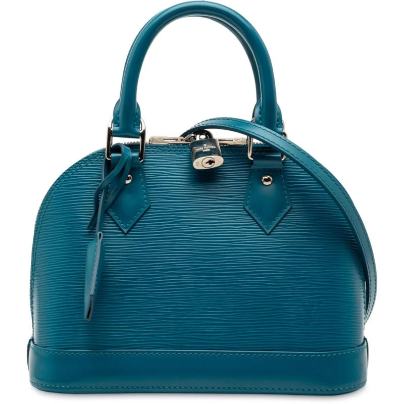 Louis Vuitton Schultertasche Epi Alma BB blau