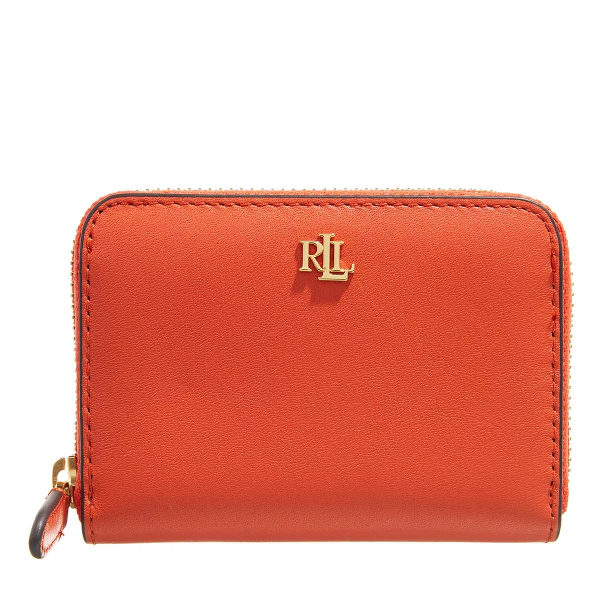 Lauren Ralph Lauren Zip Wallet Small Harvest Orange | Zip-Around Wallet ...