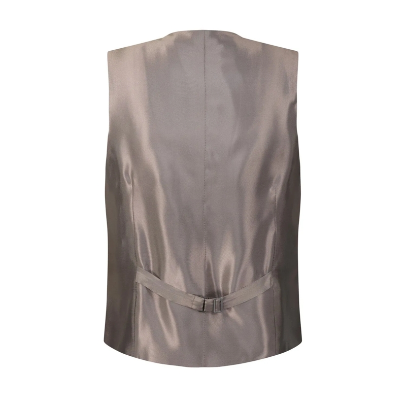 WILVORST Weste Weste mit Jacquard-Muster Beige(Image 3)