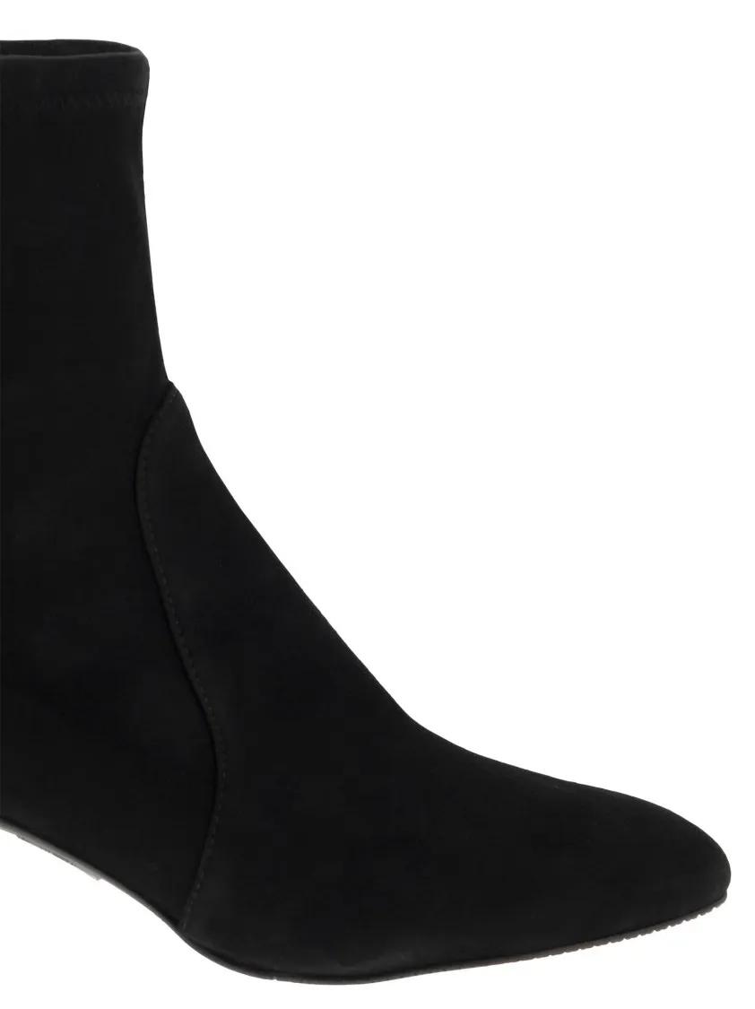 Thumbnail - Stuart Weitzman Stiefel - Yuliana 60 - Suede Leather Ankle Boot - Gr. 40 (EU) - in Schwarz - für Damen