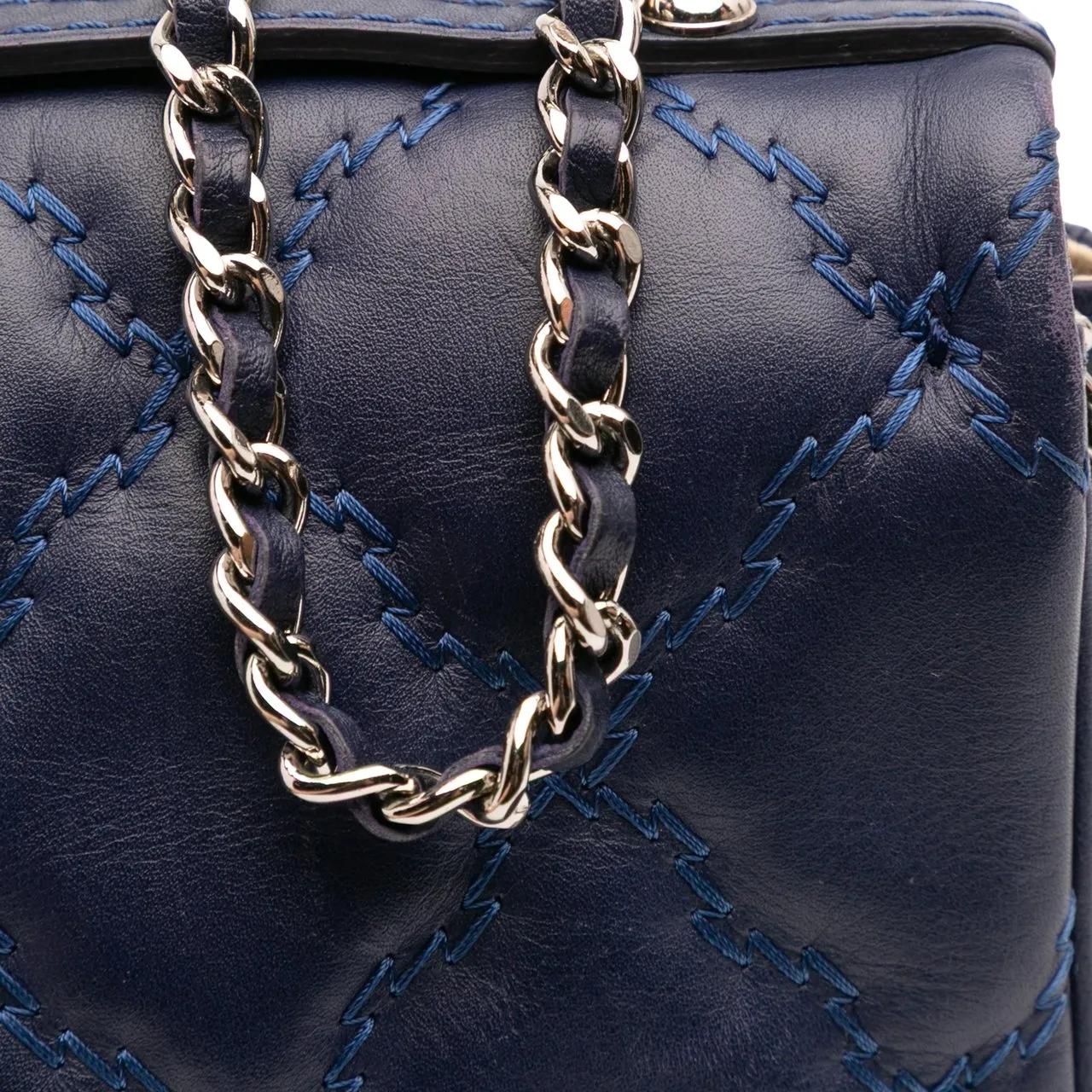 Thumbnail - Chanel Hobo Bags - Mini Double Stitch Hamptons Flap - Gr. unisize - in Blau - für Damen