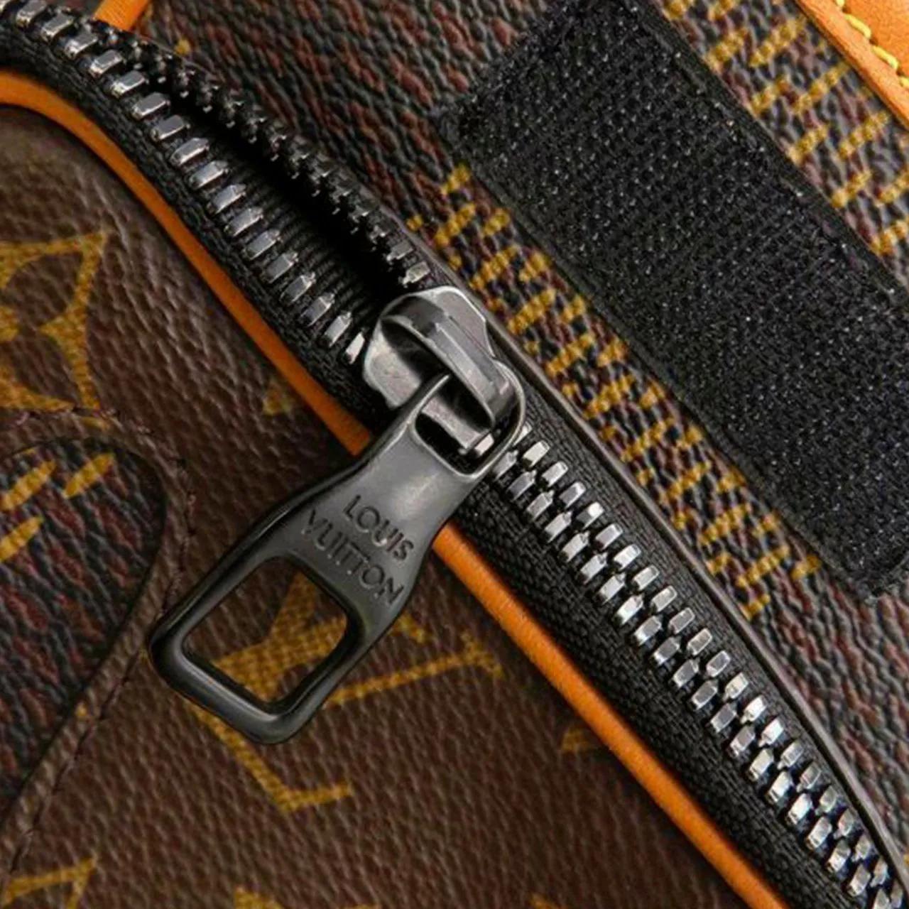 Louis Vuitton Hobo bags Nigo Giant Damier Ebene Monogram Nano Amazone in bruin