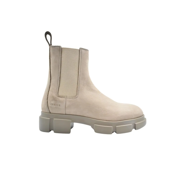 Copenhagen Bottes Sole Laced Boots Neutrals