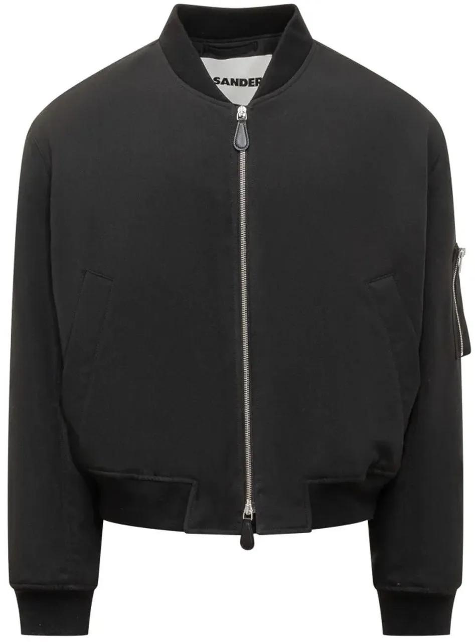Thumbnail - Jil Sander - Jil Sander Bomber Jacket - Größe 54 - black