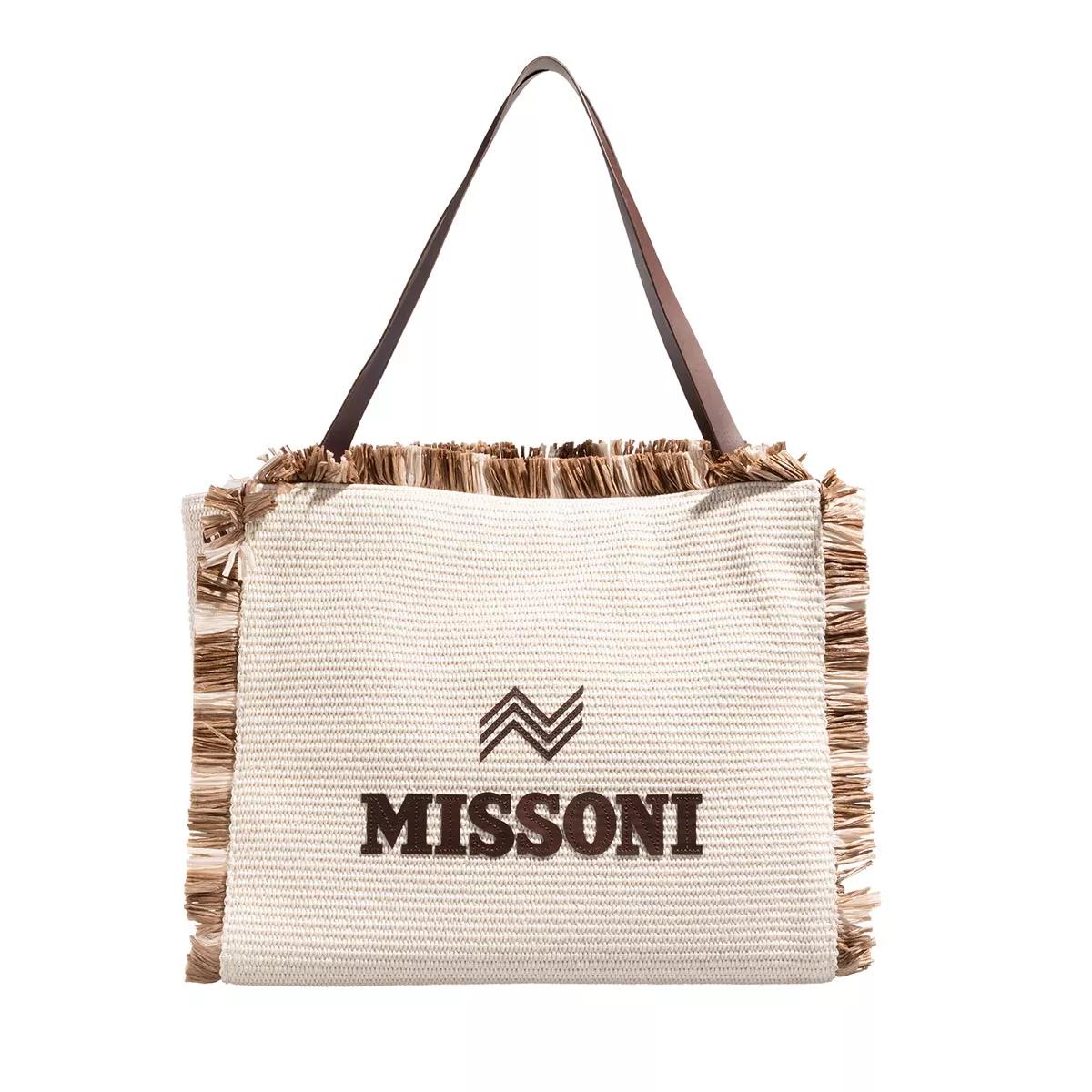 Missoni Tote - MI10005E Tote Large - Gr. unisize - in Beige - für Damen