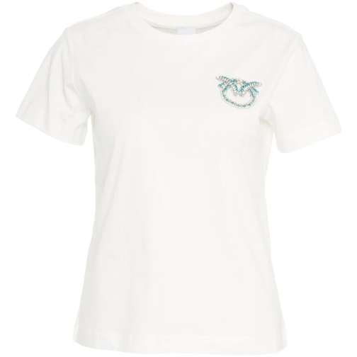 Pinko T-shirts T-shirt with appliques weiß