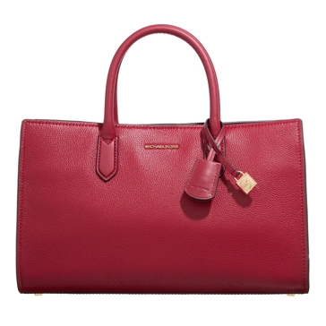 Michael Kors Scarlett Medium Ew Satchel Deep Red Tote