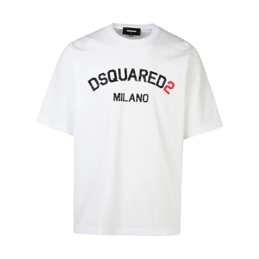 Dsquared2 'Milano' White Cotton T-Shirt White T-tröjor