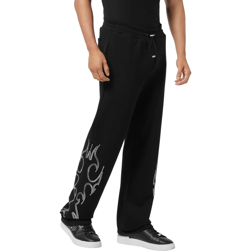 Philipp Plein Jogginghose Jogging Trousers Stud-Embellished schwarz(Image 3)