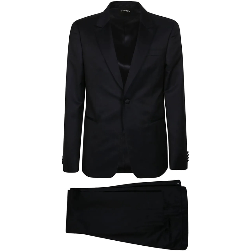 Zegna  Luxury Tailoring Suit Blue blau