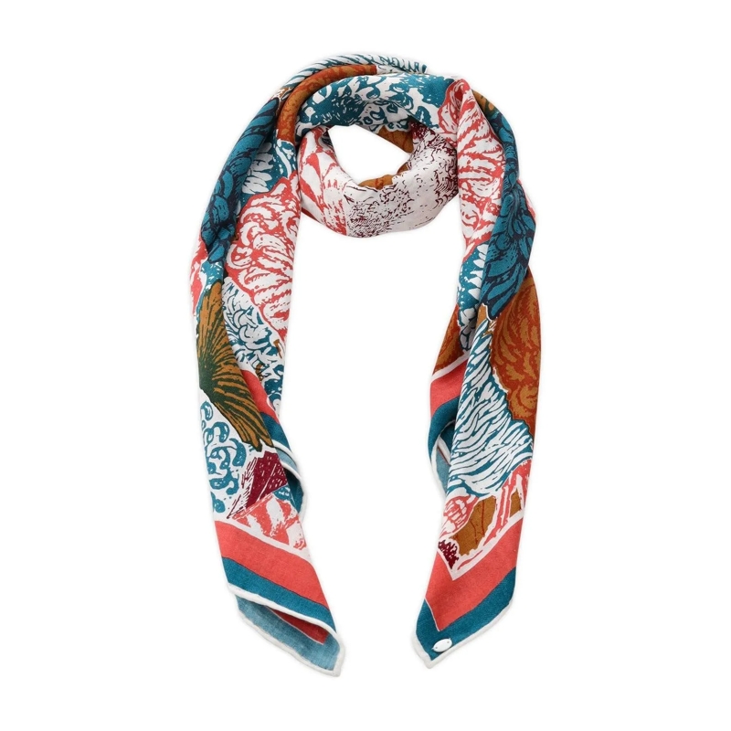 Friendly Hunting Écharpe légère Tuch aus Seide & Kaschmir Multicolor