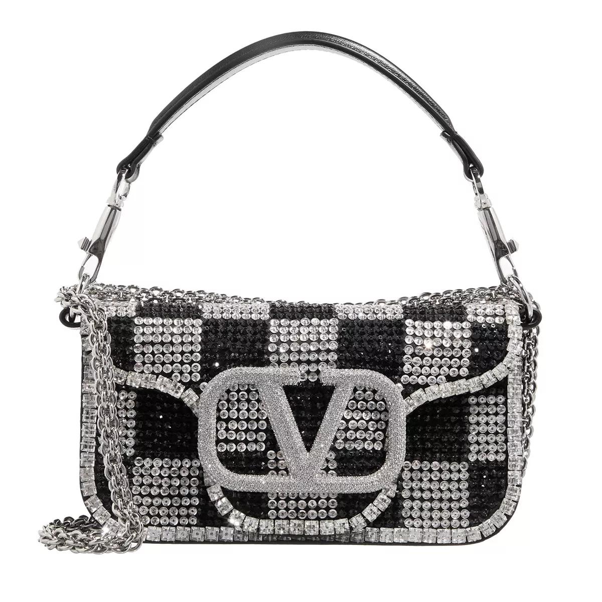 Valentino Garavani Loco Shoulder Bag Chystal Black Shoulder Bag