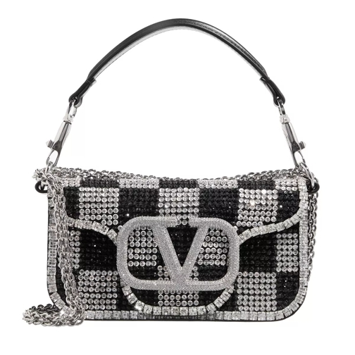 Valentino Garavani Loco Shoulder Bag Chystal / Black Schultertasche