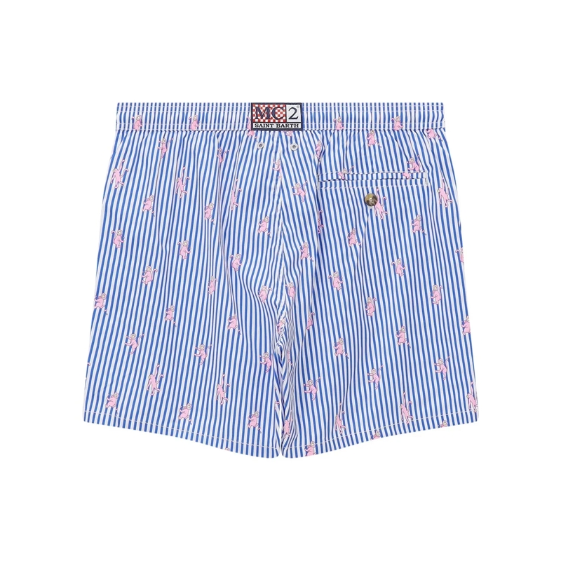 Mc2 Saint Barth  Badeshorts mit Print blau(Image 2)