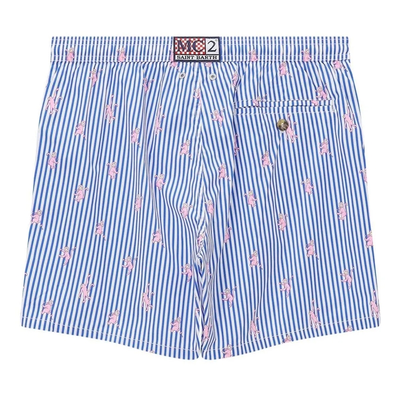 Mc2 Saint Barth  Badeshorts mit Print blau(Image 2)