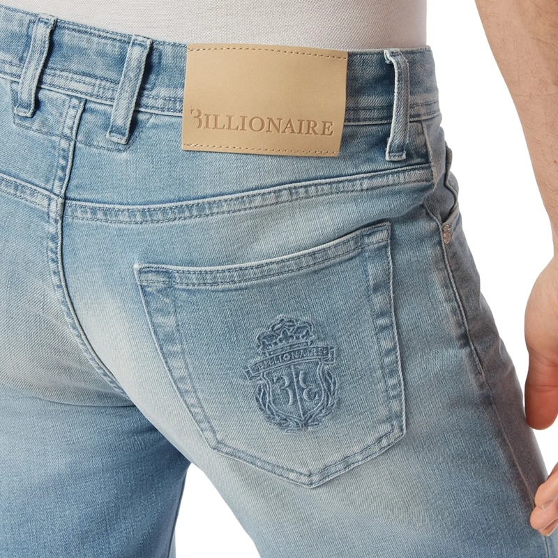 BILLIONAIRE Jeans mit geradem Bein Jeans Regular Fit hell-blau(Image 8)