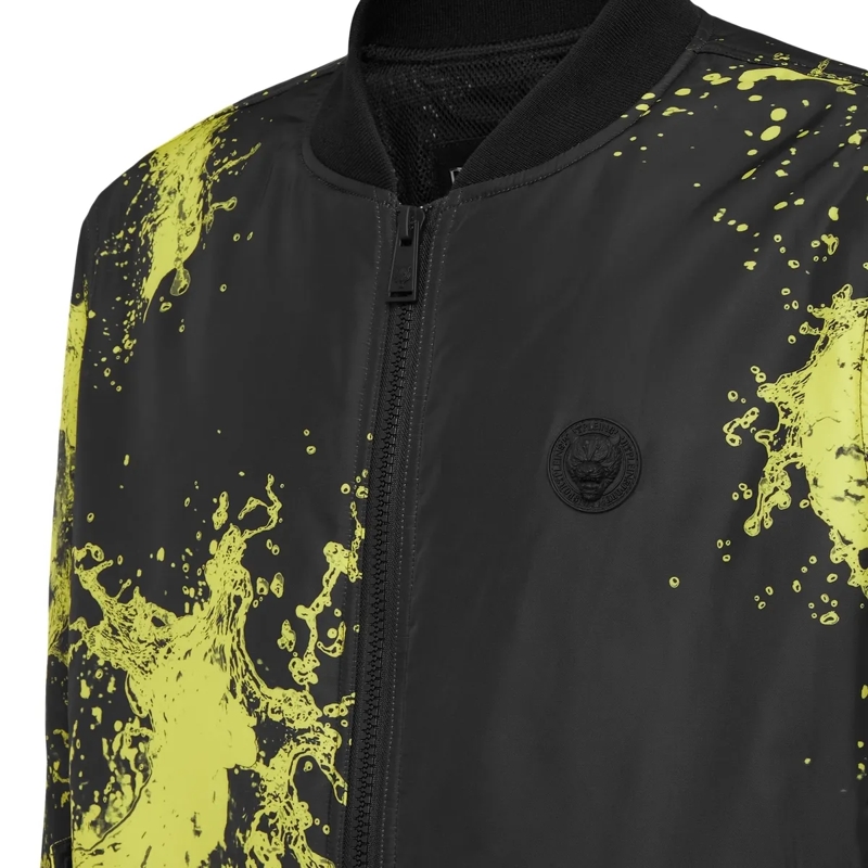 Plein Sport Daunenjacke Bomber Splash schwarz(Image 3)