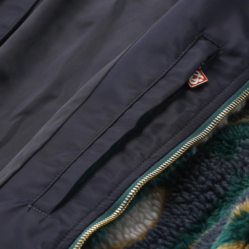 Casablanca Overgangsjas Fleecejacke aus Woll-Mix grün(Image 7)