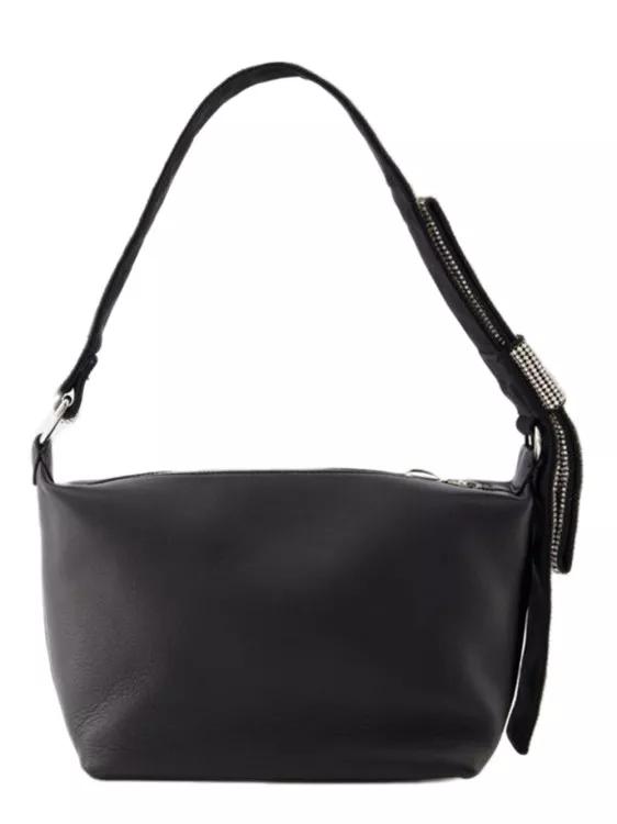 Kara Shopper - Hobo Bow Bag - Leather - Black - Gr. unisize - in Schwarz - für Damen