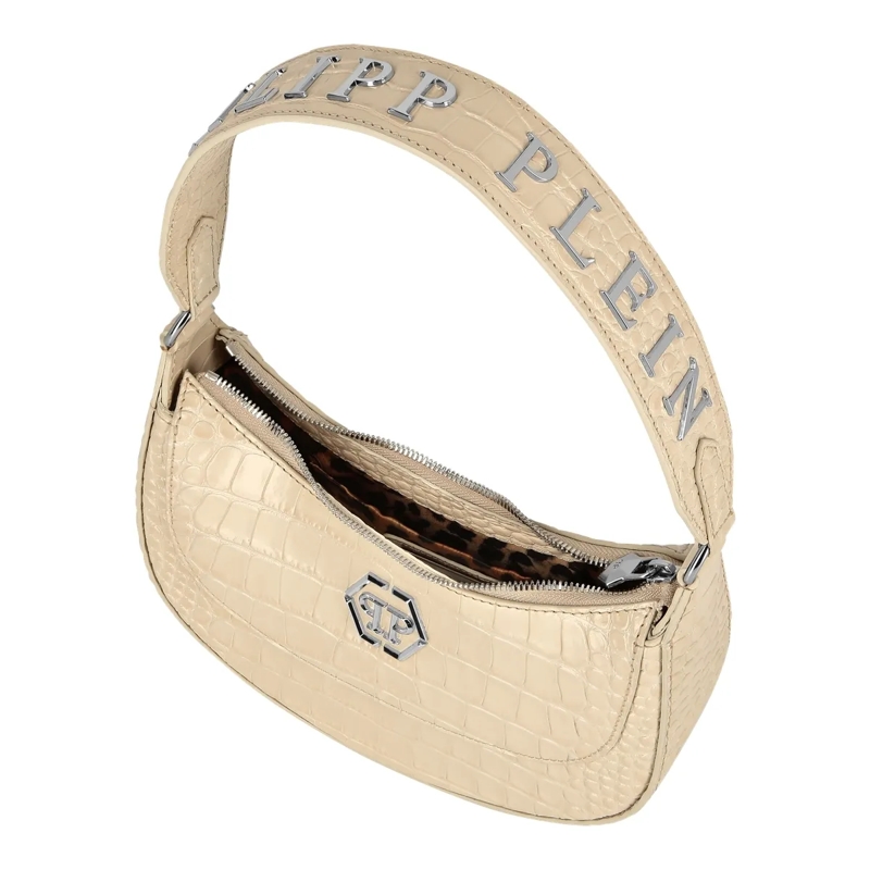 Philipp Plein Crossbody Bag Henkeltasche Crocco Print beige(Image 4)
