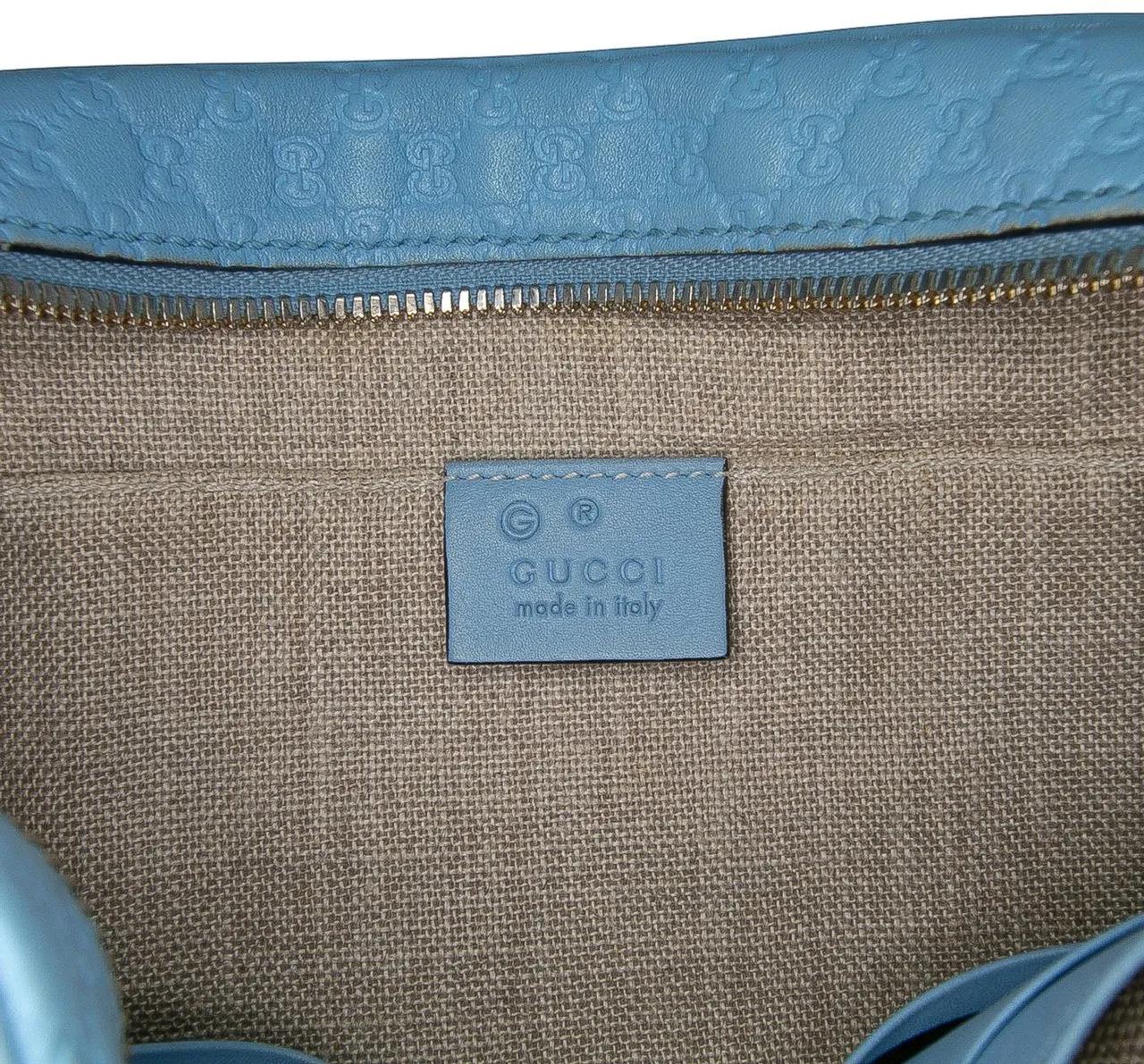 Thumbnail - Gucci Hobo Bags - Mini Microguccissima Bree Crossbody - Gr. unisize - in Blau - für Damen