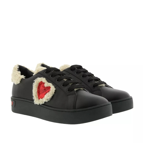 Love Moschino Sneaker Heart Nero Low-Top Sneaker