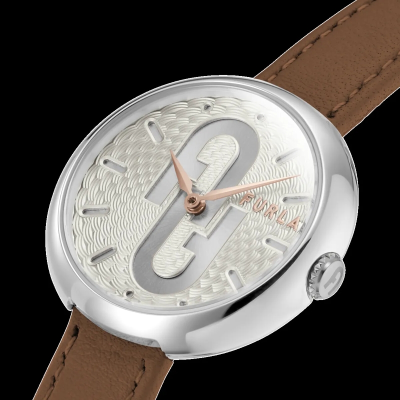 Furla Quarzuhr Quarz Analog Uhr Furla Cosy braun(Image 4)