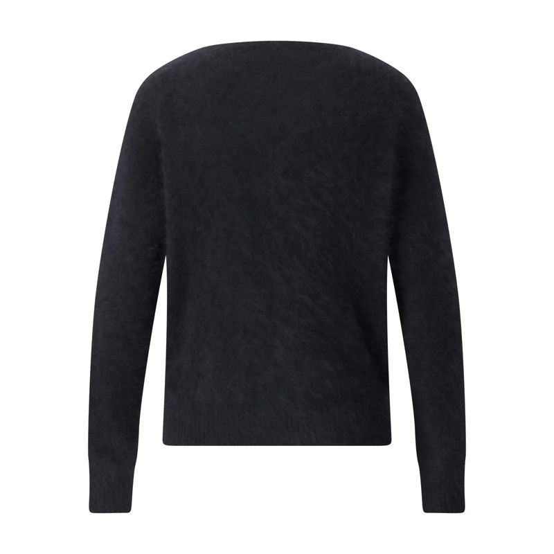 Roberto Collina Pullover Pullover aus Angorawoll-Mix schwarz(Image 2)