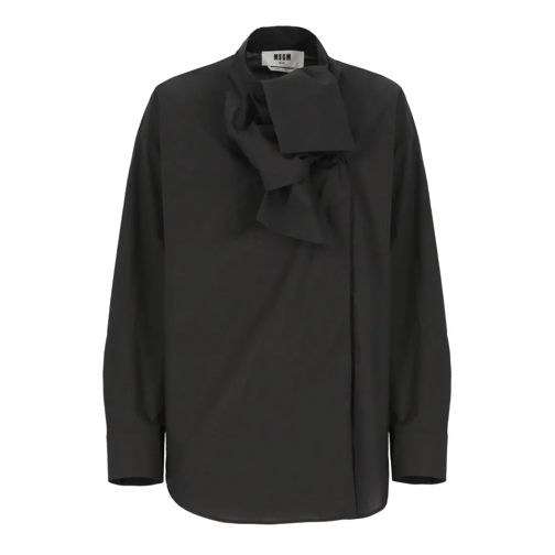 MSGM Chemises Cotton Shirt Black