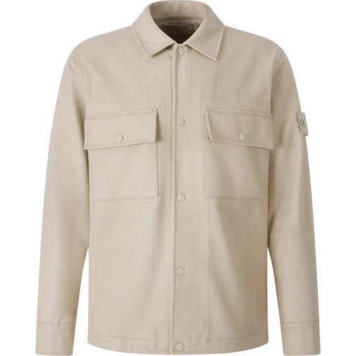 Stone Island Daunenjacken Wool Shirt Jacket mehrfarbig