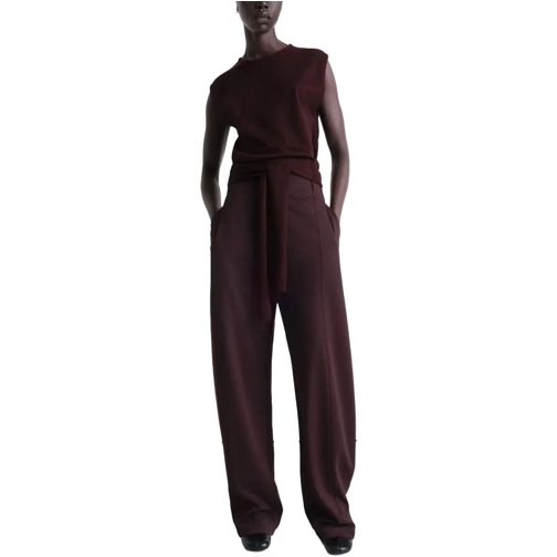 Lemaire  Relaxed Volume Pants Dark Cherry rot (Image 2)