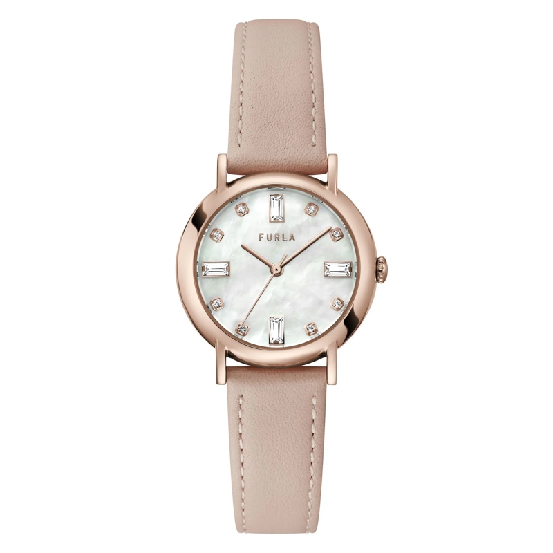 Furla Automatikuhr Quarz Analog Uhr Furla Easy Shape nude