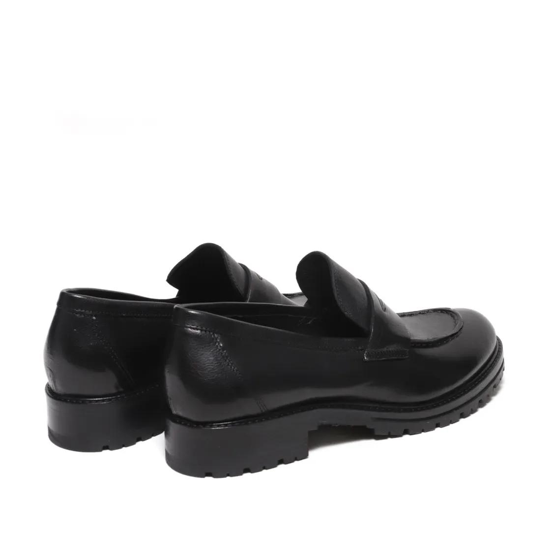 Thumbnail - Black Leather Moccasin - Gr. 40 (EU) - in Schwarz